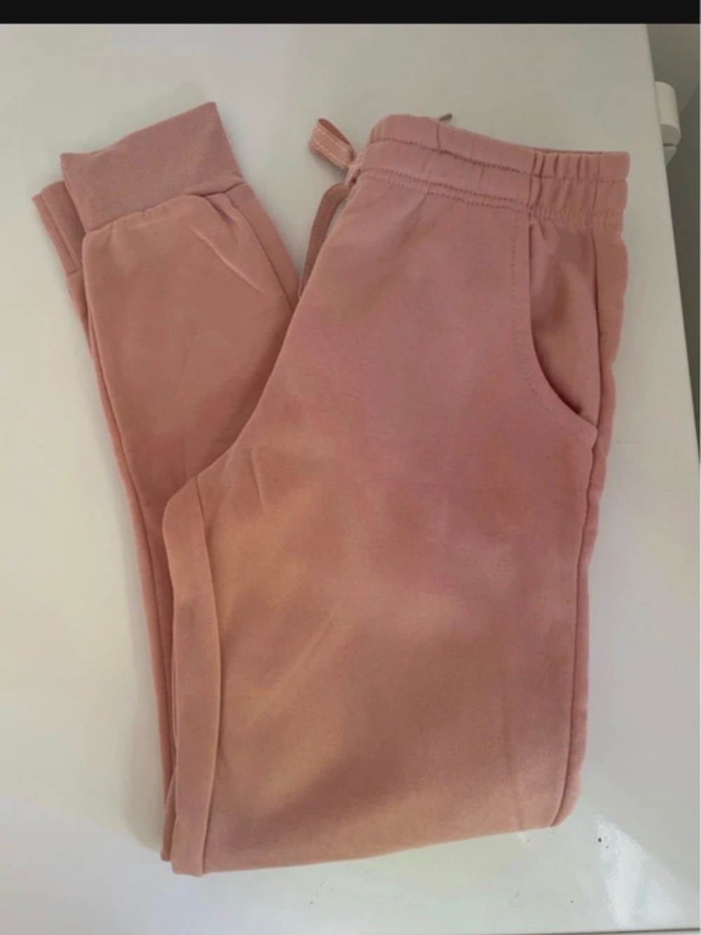 New women’s fleece pants size M Rose pink Drawstring Jogger Pants